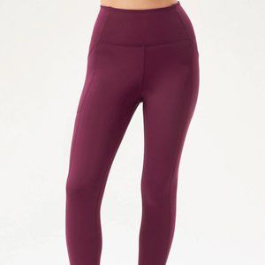 Girlfriend Collective Plum Compressive Pocket Legging Size M